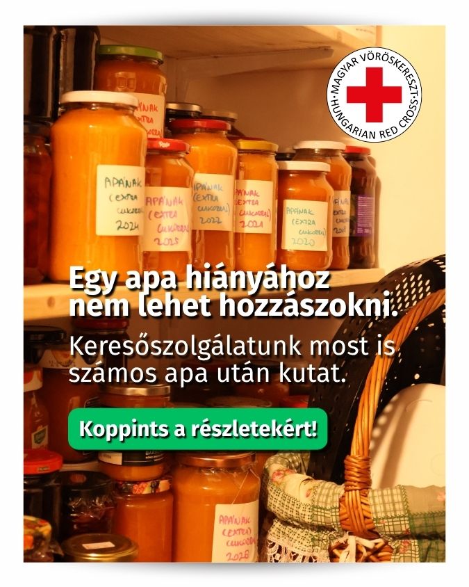 Keresőszolgálat Magyar Vöröskereszt Adomány Adománygyűjtés Támogatás Pénzadomány online adomány